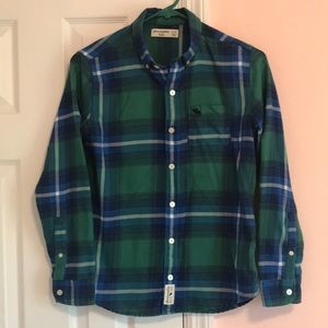 Abercrombie Flannel Long Sleeve Shirt